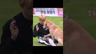 Members Dog vs Jin's Dog😁