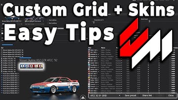 Create Realistic Custom Grids in Assetto Corsa Content Manager Easy Skin Mods