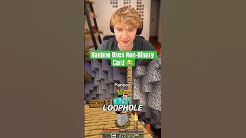 Ranboo Uses Non-Binary Card 😭