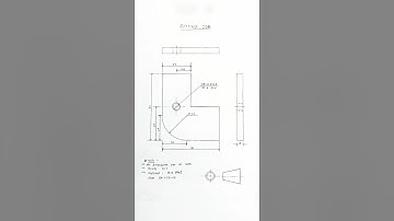 Fitting Job Drawing #mechanical #job #omsartsandcrafts #engineering