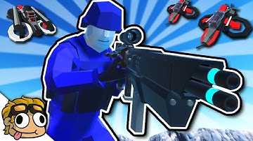 HOVERCRAFT and FUTURE TECH MODS! | Ravenfield Weapon and Vehicle Mod Beta Gameplay