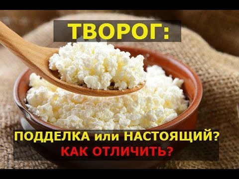 Как отличить НАСТОЯЩИЙ ТВОРОГ от ПОДДЕЛКИ?