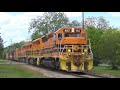 Buffalo & Pittsburgh SD45s on the Georgia Central