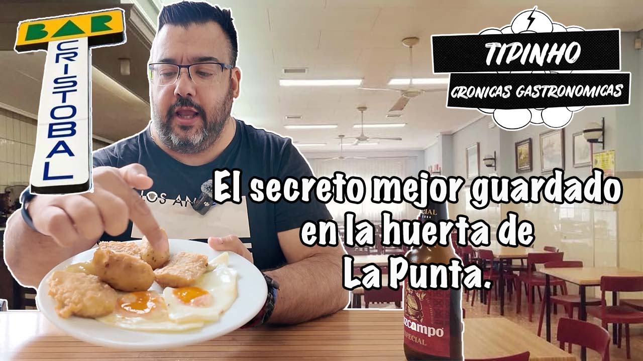 Almorzamos en el Bar Cristobal, el secreto de la huerta valenciana, mas de 50 años de historia.