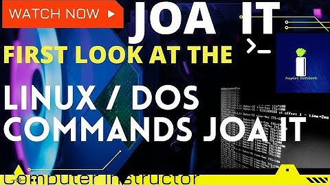 DOS Commands, JOAI T 939 , Computer  instructor, Important Dos Commands for JOA, @Inspirenotebook