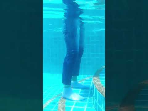 Jeans underwater