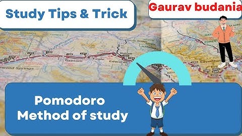 STUDY TIPS AND TRICKS - POMODORO METHODS - beat the exam - Gaurav budania
