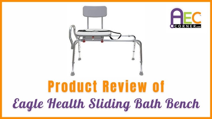 Carousel Sliding Transfer Bench with Padded Seat and Back : swivel