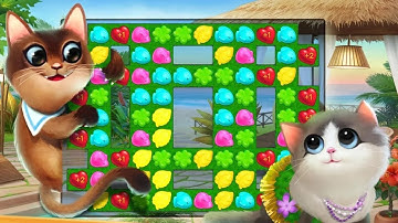 Meow Match: Cats Matching 3 Puzzle & Ball Blast | Gameplay