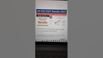 AP POLYCET 2025 Results #appolycet #diplomaresults #polycet2024 #result2025