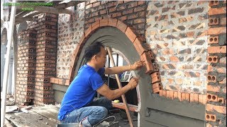 Beautiful Home Dome Design Building Skills - Creative Construction Workers With Simple Tools