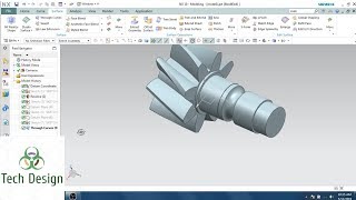 Unigraphics NX Part Modeling Example 5 II Bevel Gear