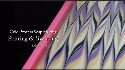 Classic Taiwan Swirl Technique - Cold Process Soap Making