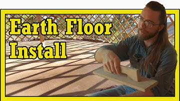 Earth Floor Install in an Authentic Mongolian Yurt | 2024 Permaculture Technology Jamboree