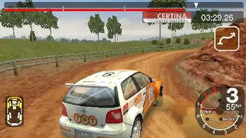 Colin McRae Rally 2005 Plus PSP Gameplay