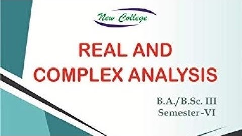 2021 BA paper solution mdu real and complex analysis 6th semester maths solution