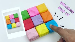 COOL origami POP IT [easy diy pop it, diy fidget toys] paper craft  #shorts