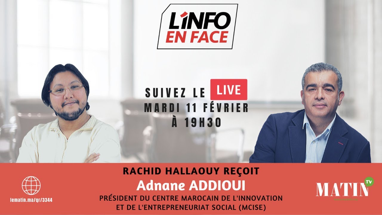 L'Info en Face avec Adnane Addioui - YouTube