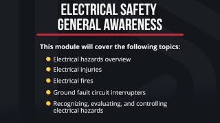 Electrical Safety General Awareness