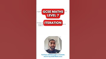 GCSE Tricky Maths Challenge Made Easy: Master ITERATION FAST!