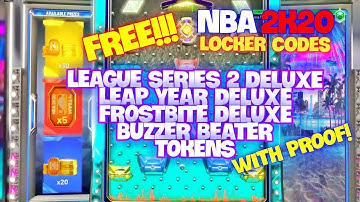 NBA Locker Codes 2K20 FREE Card Packs League Series 2 / Leap Year / Buzzer Beater / Tokens and more
