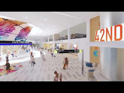JFK Terminal 6 Animated Rendering (with subtitles)
