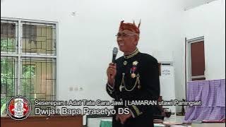 Adat Tata Cara Jawi | Lamaran Utawi Paningset Dening Bapa Prasetyo DS | Permadani Kab. Pati - BAG.2