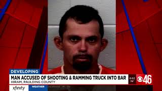 Man accused of shooting, ramming truck into Paulding County bar, makes first appearance
