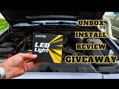 Mercury Grand Marquis | Auxito  H13/9008 LED Lights | Unbox Install Review Giveaway