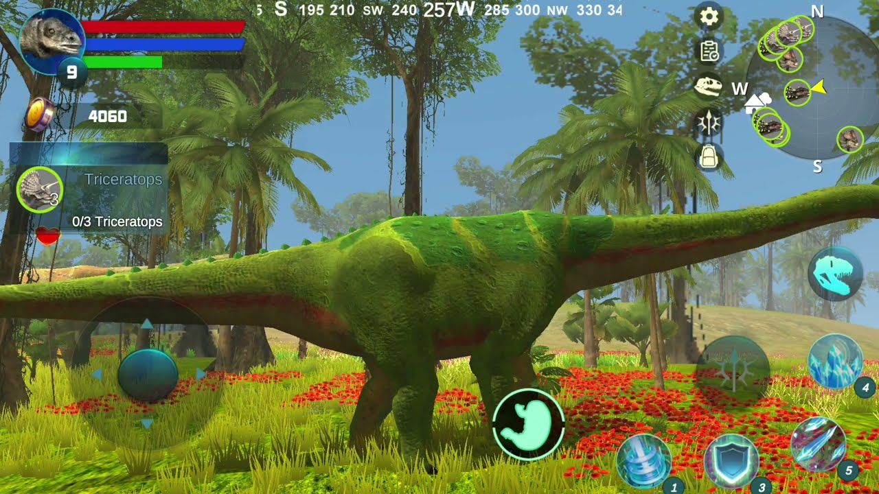 TOP 3 SIMULADOR DE DINOSSAURO PARA ANDROID #gamescomgraficos #gamesand