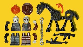 LEGO Ghost Rider | Johnny Blaze & Carter Slade | Unofficial Minifigure | Marvel Movies