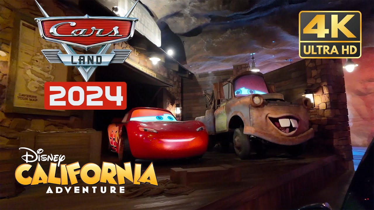 [4K] Radiator Springs Racers 2024 | Cars Land | Disney California ...