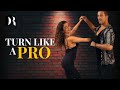 Double Turn | Salsa Turns and Spins for Beginner | by Daniel Rosas &amp; Ana Paula