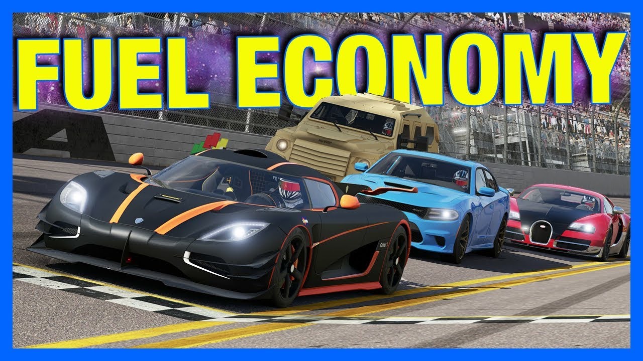 Forza 6 Online : WORLD'S WORST FUEL ECONOMY!!