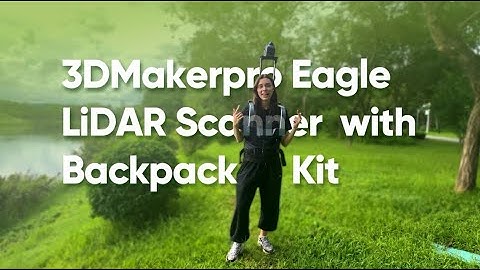 3DMakerpro Eagle LiDAR Scanner with Backpack Kit