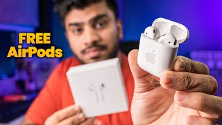 Apple AirPods 2 in 2021 - with extra Hidden FEATURES & TIPS (i Got it for FREE)