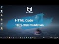 How to html code validation  mj maraz