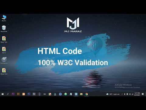 How to HTML Code Validation | MJ MARAZ