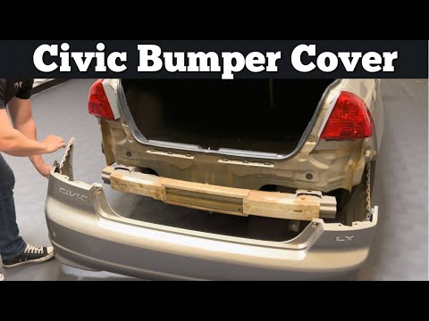 2001 – 2005 Honda Civic Bumper Cover Removal – How To Remove, Take Off, Replace, Install Rear Bumper