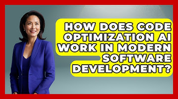 How Does Code Optimization AI Work in Modern Software Development? - Learning To Code With AI