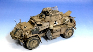 SdKfz 222 - Leichter Panzerspähwagen Hobby Boss 1:35 Step by Step