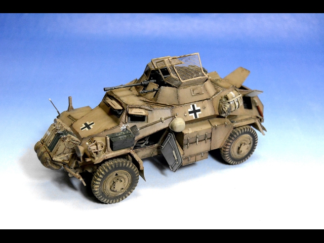 SdKfz 222 - Leichter Panzerspähwagen Hobby Boss 1:35 Step by