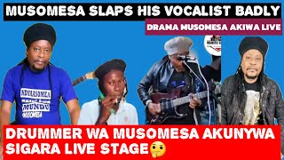 WHY DID MUSOMESA Clap His VOCALIST ON STAGE??? HIS DRUMMER SMOKE LIVE🤔🤔 STORY