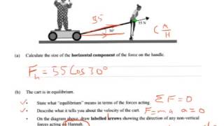 2012 Mechanics Q4 (a) and (b)