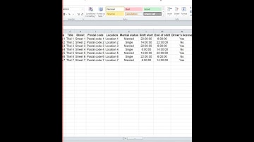 Create filtered database  Multi column databases in Excel