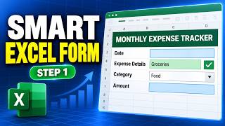 Build an Excel Expense Tracker – Part 1: Interactive Data Entry Form