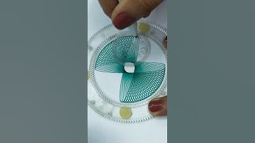 ASMR Spirograph Sound Therapy | Satisfying Art for Peace! #art #shorts #spirograph #asmr #satisfying