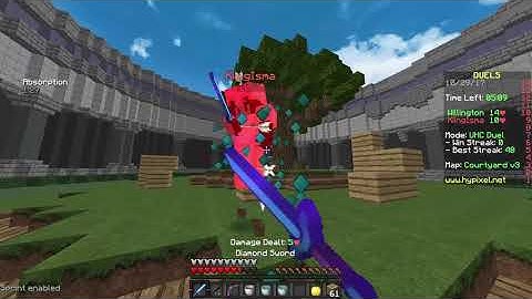 1080p60 FPS Render test (Hypixel Duels)