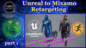 Retarget Unreal animations to Mixamo Characters with working Root Motion and Additive Animations