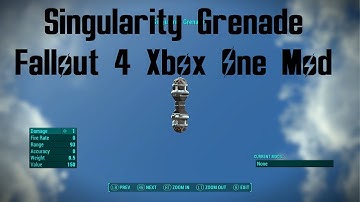 Fallout 4 Singularity Grenade Mod Xbox One